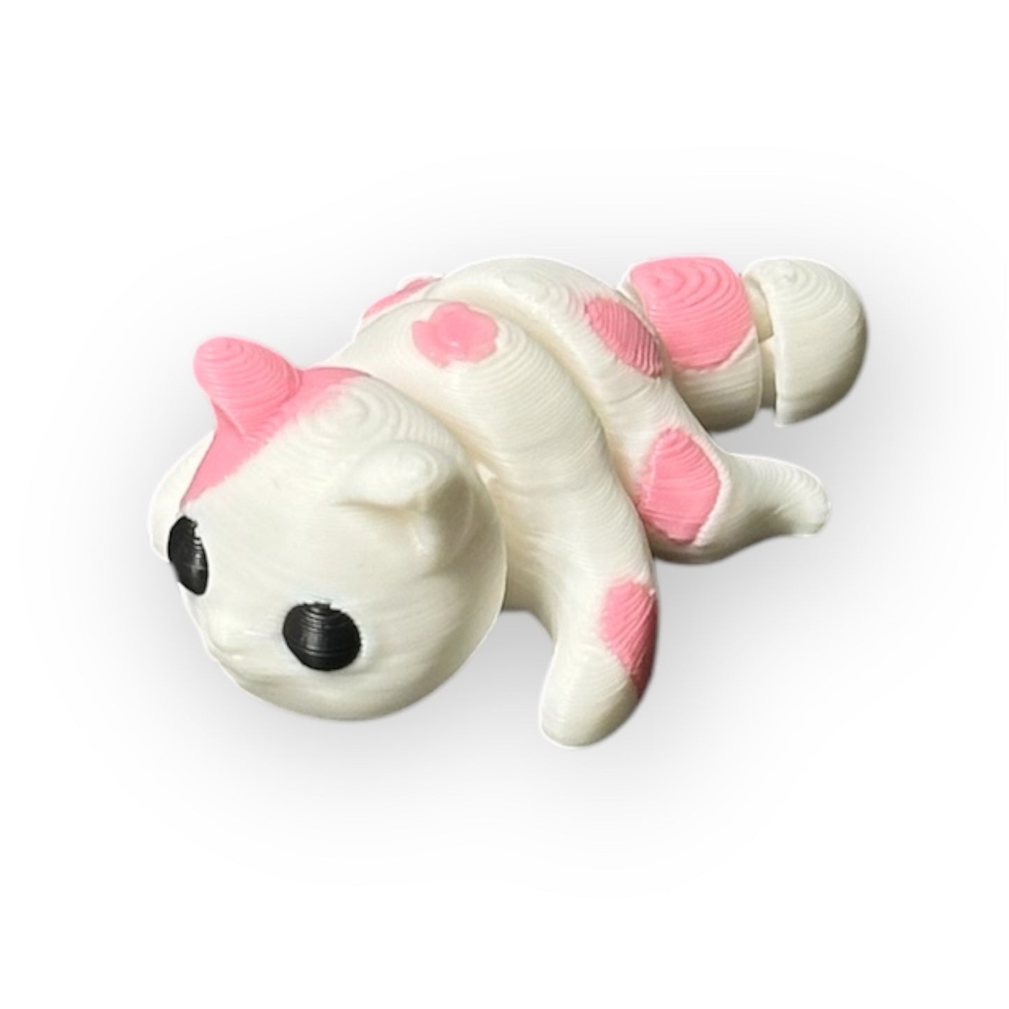 Pink and white mini Cat 🐱