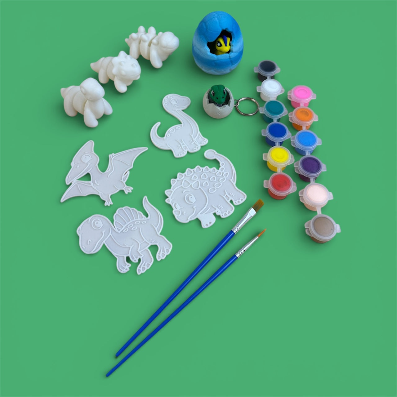 Coloring dinosaurs kit