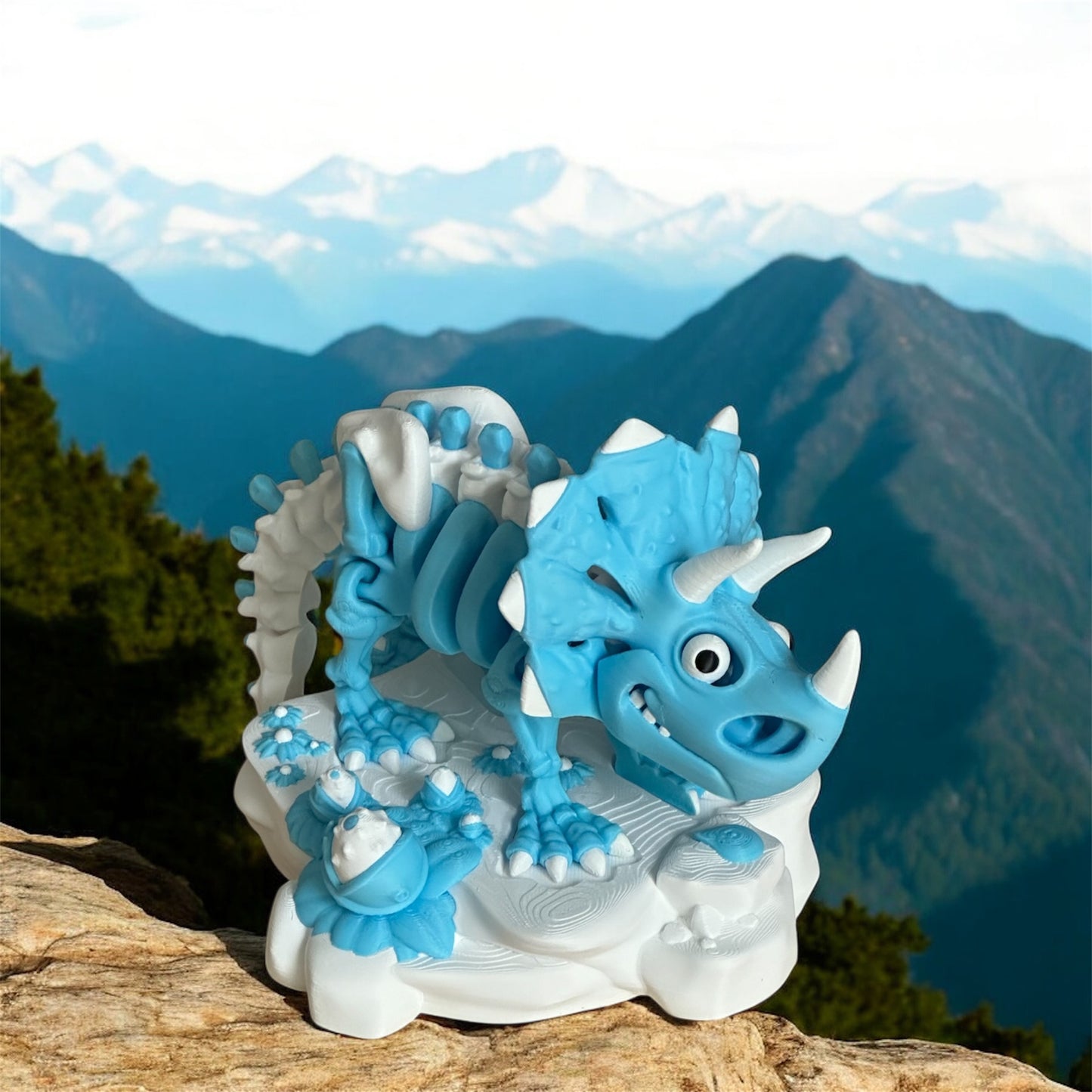 Blue bone Triceratops
