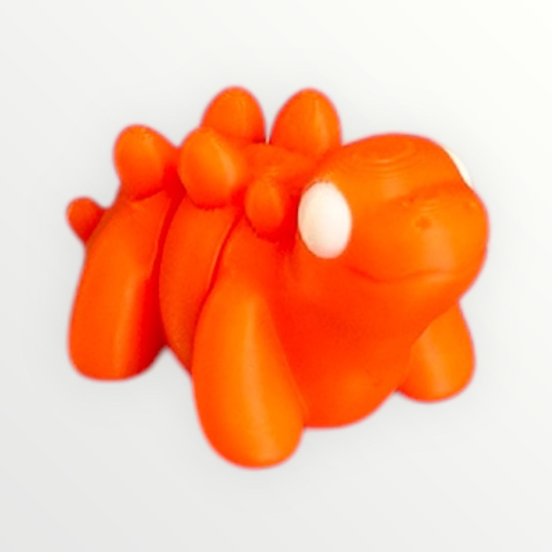 Baby Stegosaurus orange