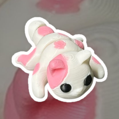Pink and white mini Cat 🐱