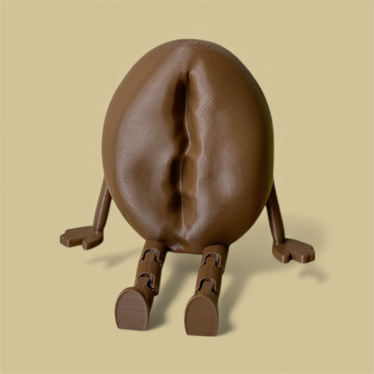 Coffee bean with legs