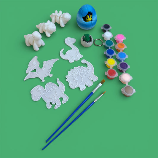 Coloring dinosaurs kit