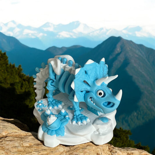 Blue bone Triceratops