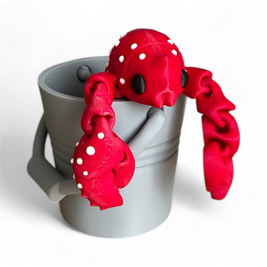 XL red lobster with bucket