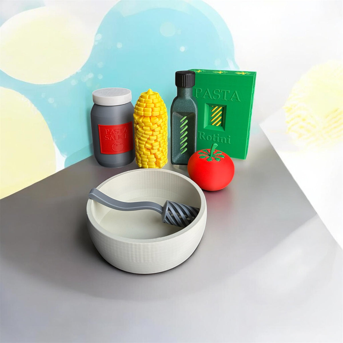Mini Kitchen Food Set 🍝