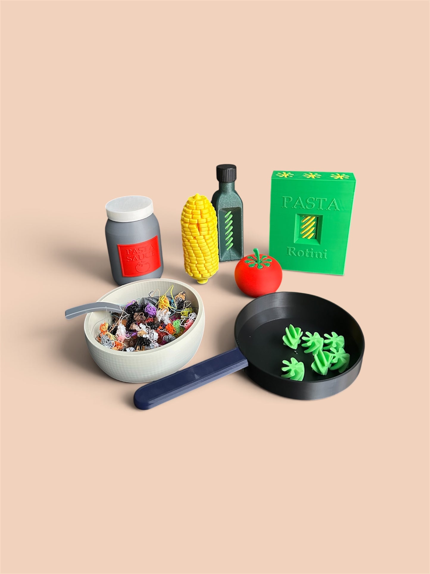 Mini Kitchen Food Set 🍝