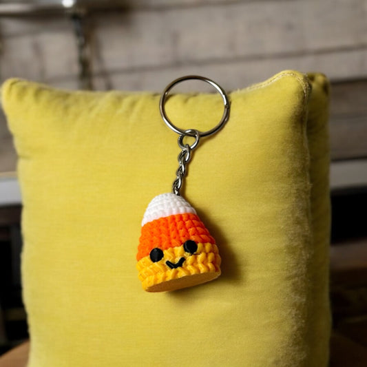 Candy Corn Keychain