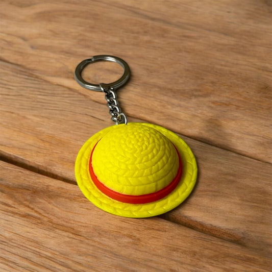 Luffy Straw Hat Keychain